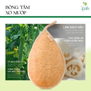 xơ mướp tẩy tế bào chết