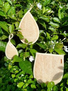 Bông tắm xơ mướp của Lành