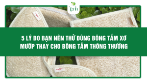 bông tắm xơ mướp