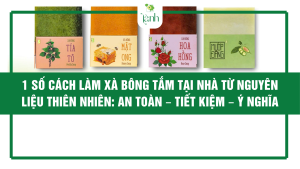 cách làm xà bông tắm tại nhà