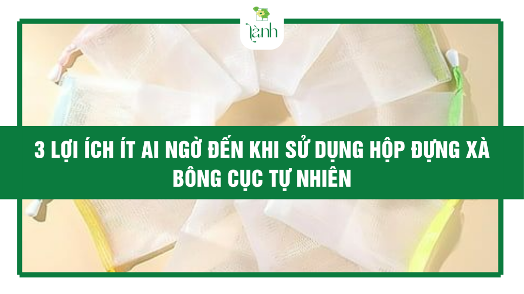 túi lưới đựng xà bông cục