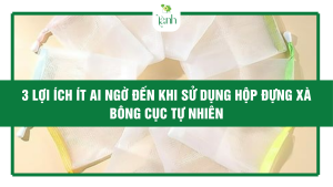 túi lưới đựng xà bông cục