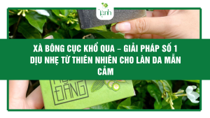 xà bông cục khổ qua từ thiên nhiên