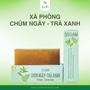 Xà phòng chùm ngây trà xanh