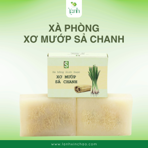 xà phòng sả chanh xơ mướp