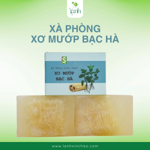 Xà Phòng Sinh Dược Xơ Mướp Bạc Hà