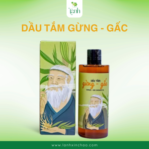 Dầu Tắm Gừng Gấc