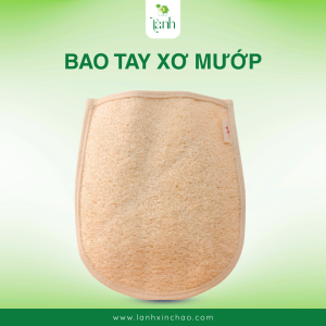 Bao tay tắm xơ mướp
