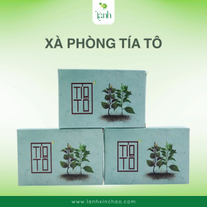 Xà bông tía tô