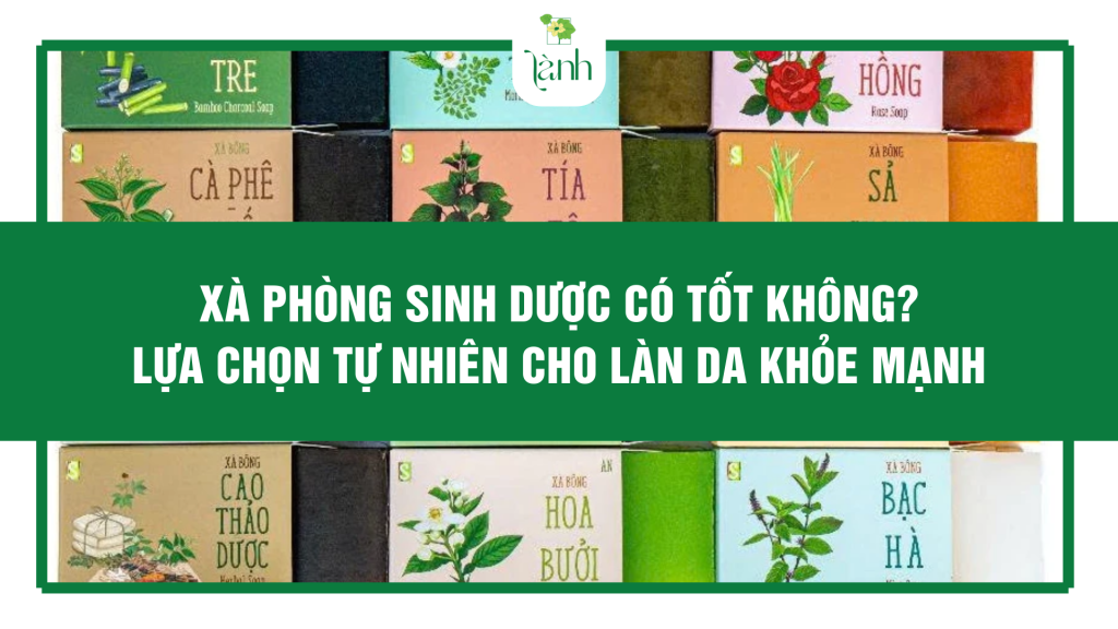 Xà Phòng Sinh Dược Có Tốt Không? Lựa Chọn Tự Nhiên Cho Làn Da Khỏe Mạnh
