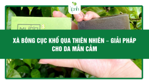 Xà bông cục khổ qua thiên nhiên – Giải pháp cho da mẫn cảm