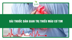 bài thuốc dân gian trị thiếu máu cơ tim